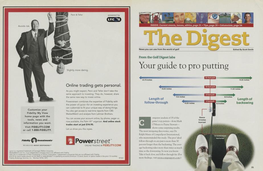 Your guide to pro putting