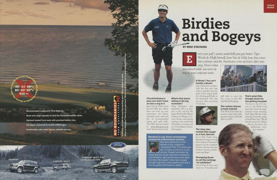 Birdies and Bogeys