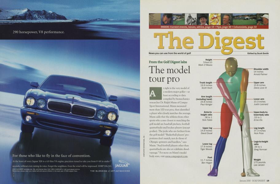 From the Golf Digest labs The model tour pro