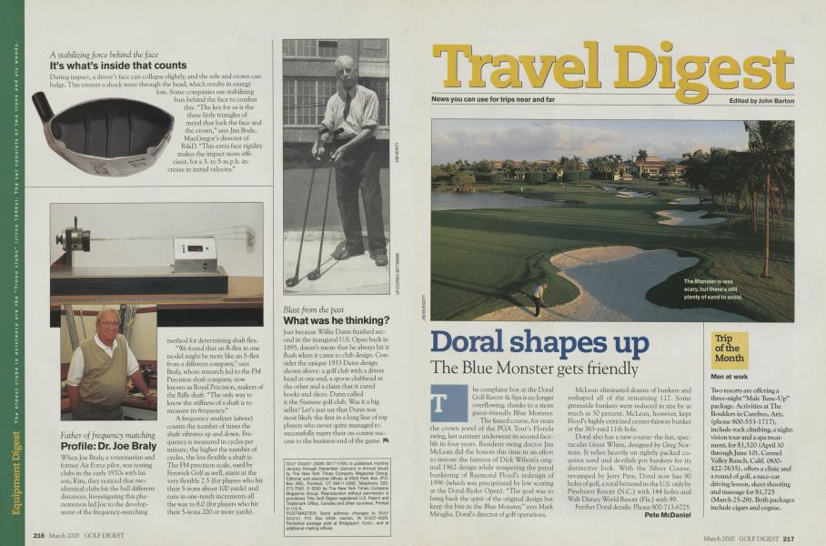 Doral shapes up