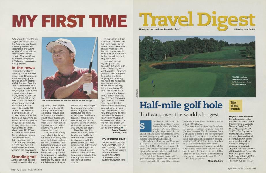 Half-mile golf hole