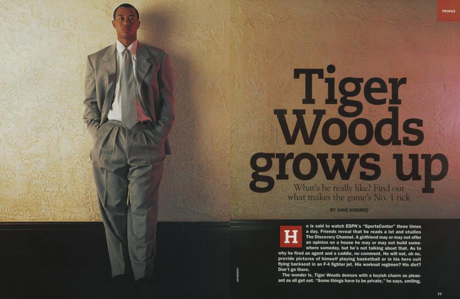 Tiger Woods grows up