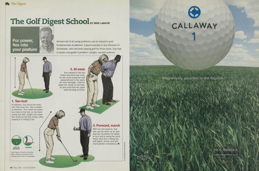 For power, flex into your posture
