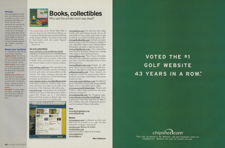 Books, collectibles