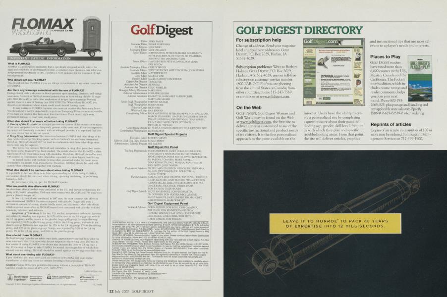 GOLF DIGEST DIRECTORY