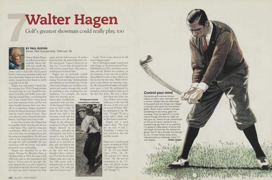 7 Walter Hagen