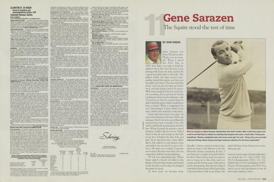 11 Gene Sarazen