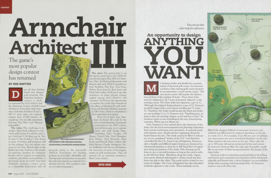 Armchair Architect III