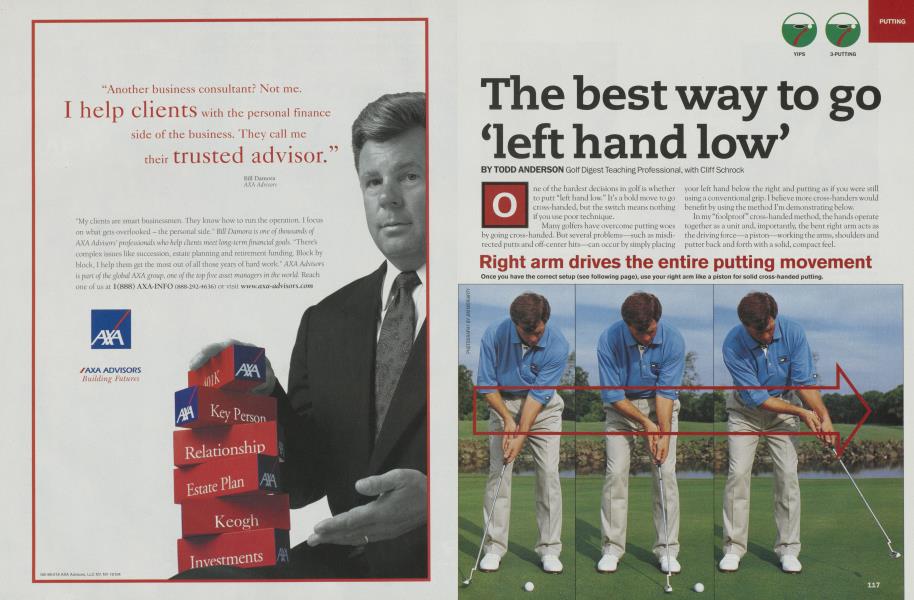 The best way to go 'left hand low'