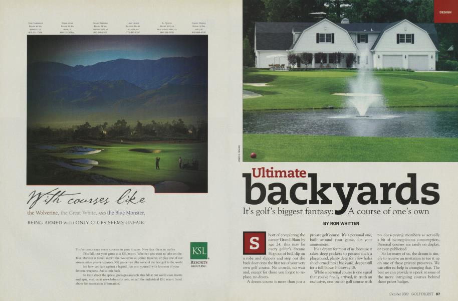 Ultimate backyards