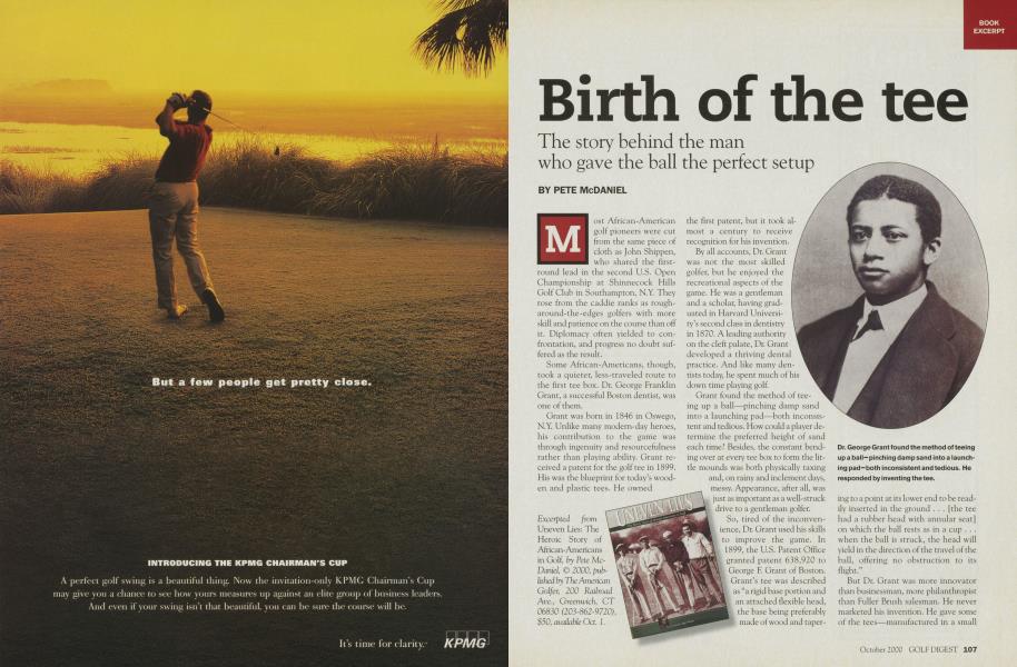 Birth of the tee
