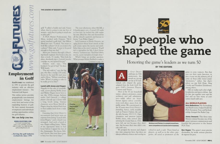50 people who shaped the game