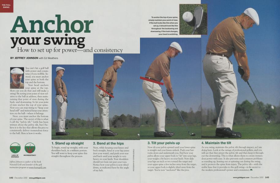 Anchor your swing