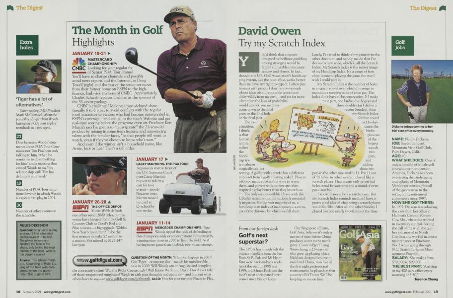 The Month in Golf