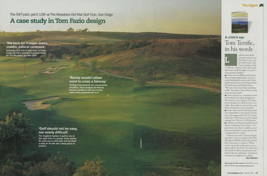 A case study in Tom Flazio design
