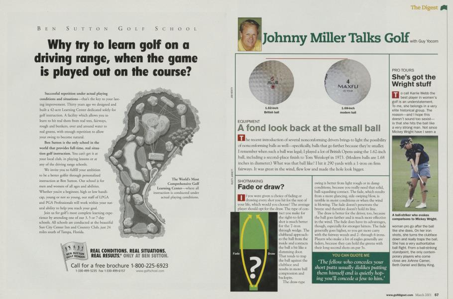 Johnny Miller Talks Golf