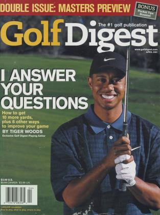 APRIL 2001 | Golf Digest