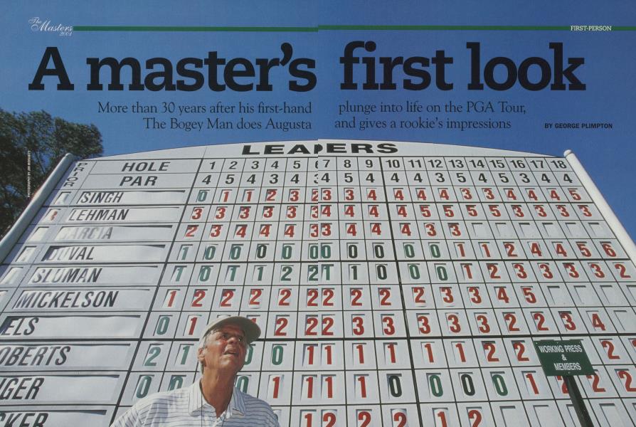 A master's first look