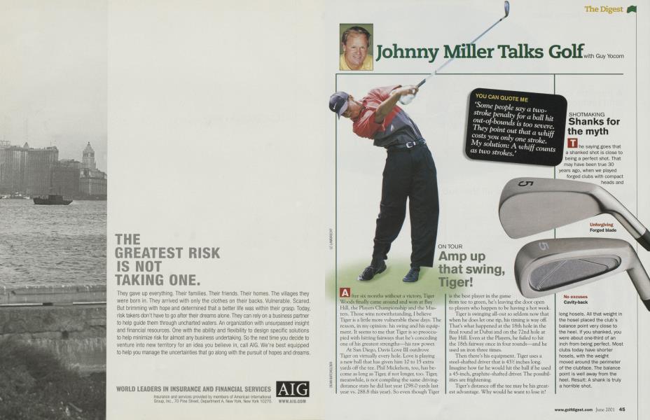 Johnny Miller Talks Golf