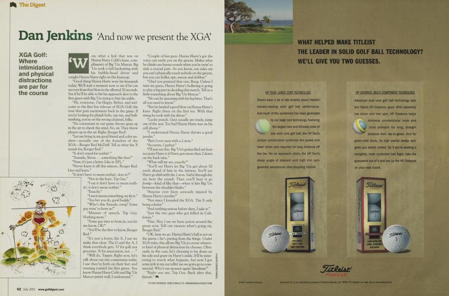 Dan Jenkins ‘And now we present the XGA’