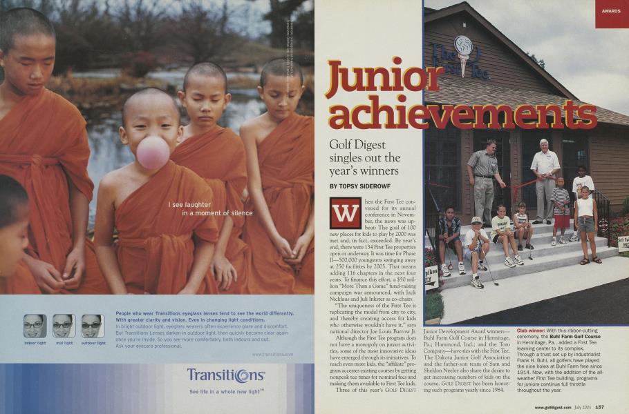 Junior achievements