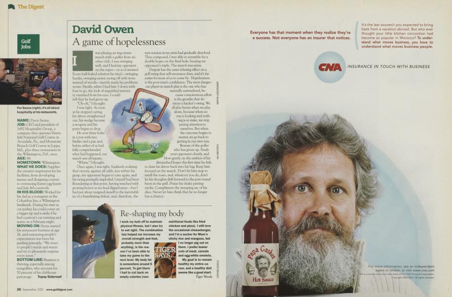 A game of hopelessness​ David Owen