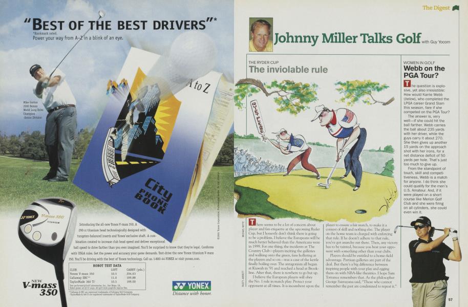 Johnny Miller Talks Golf