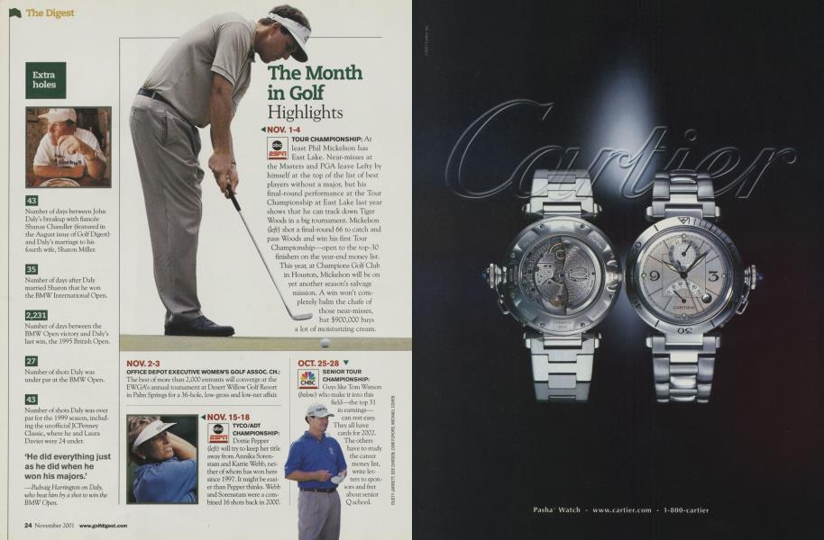 The Month in Golf