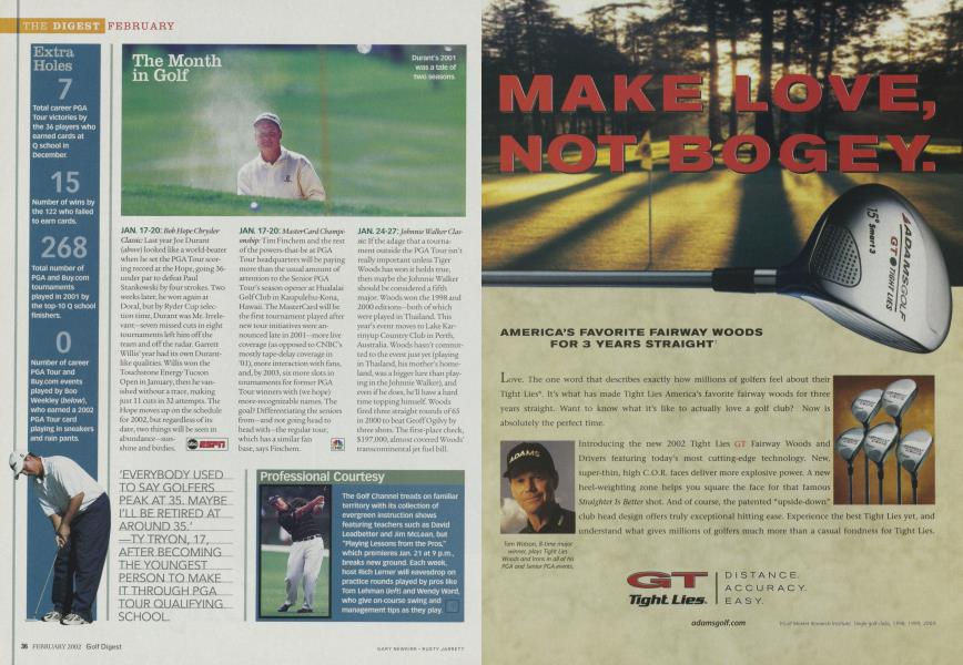 The Month in Golf