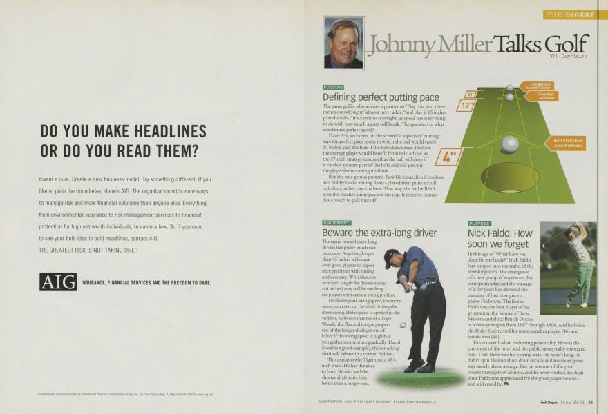 Johnny Miller Talks Golf
