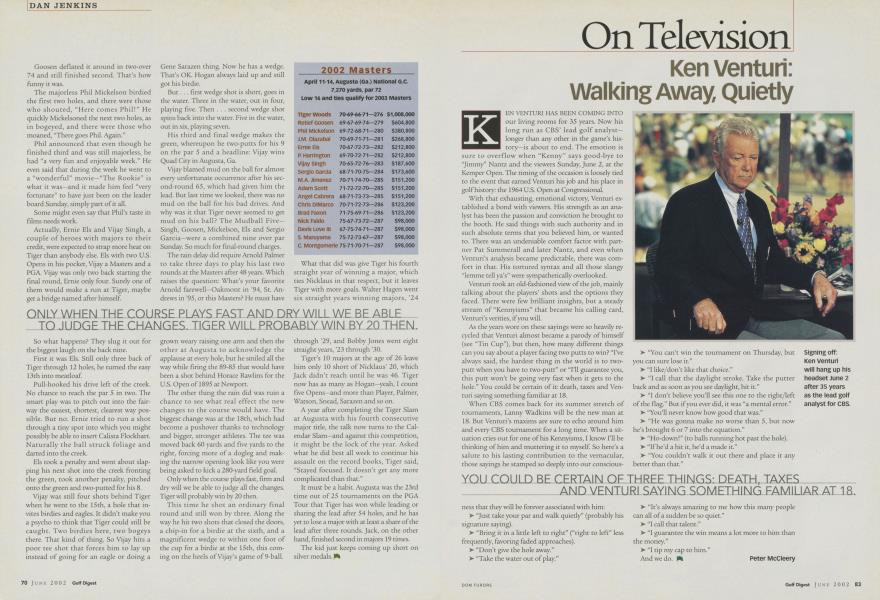 Ken Venturi: Walking Away, Quietly