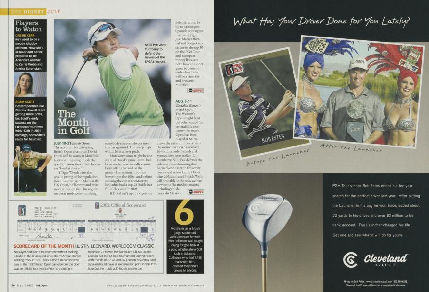 The Month in Golf
