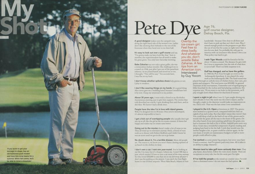 My Shot: Pete Dye