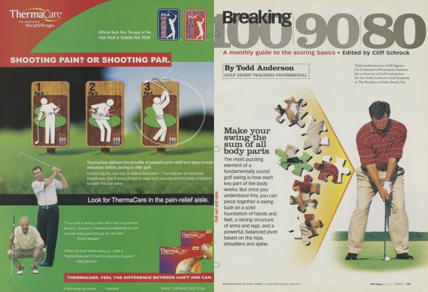Make your swing the sum of all body parts