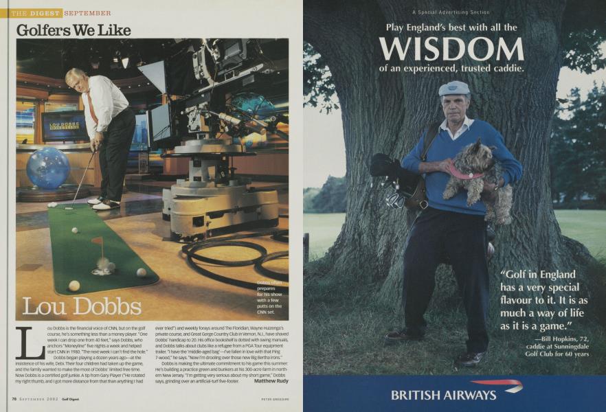 Golfers We Like: Lou Dobbs