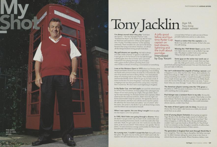 My Shot: Tony Jacklin
