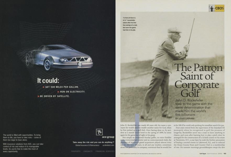 The Patron Saint of Corporate Golf