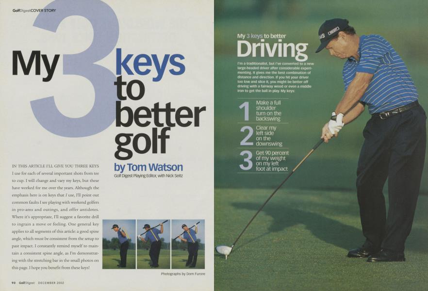 My 3 keys to better golf