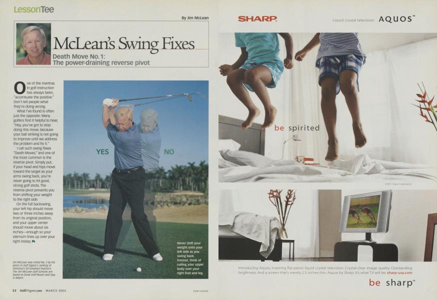 McLean's Swing Fixes