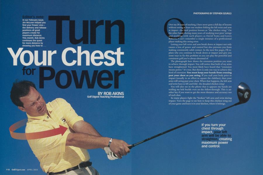 Turn Your Chest for Power