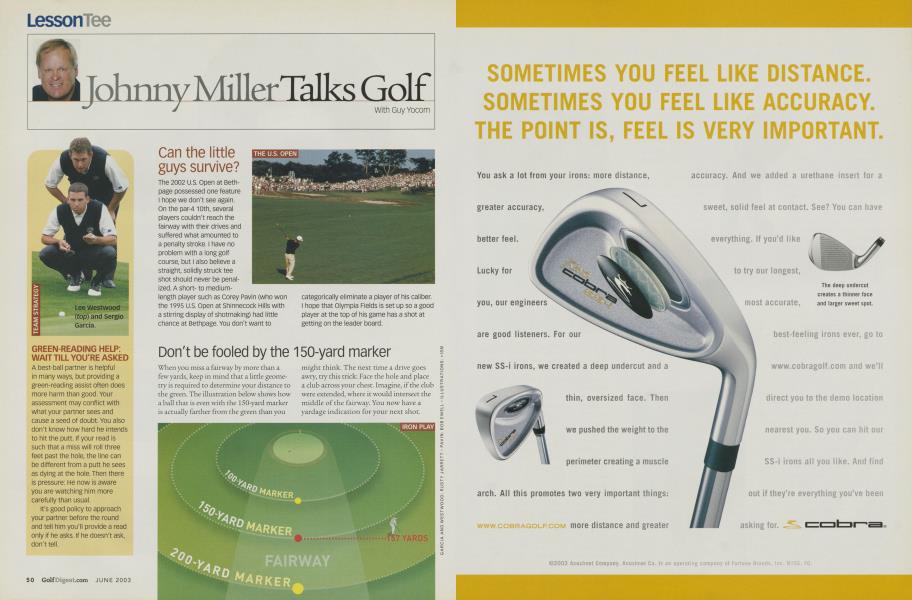 Johnny Miller Talks Golf