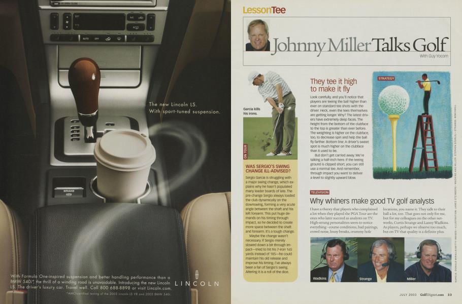 Johnny Miller Talks Golf