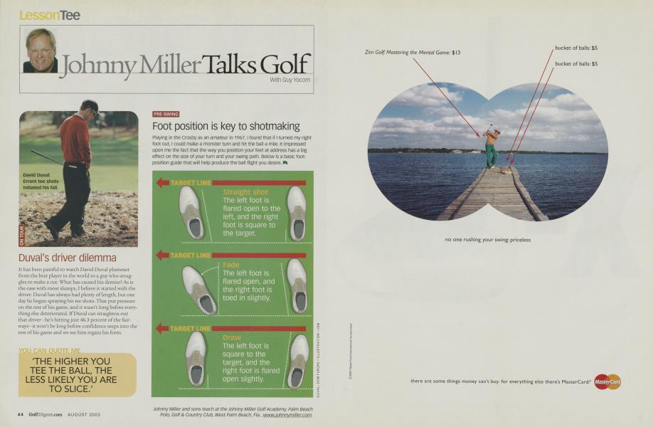 Jonny Miller Talks Golf