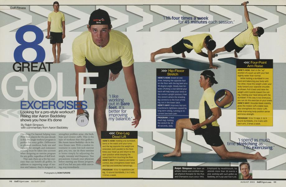 8 GREAT GOLF EXCERCISES