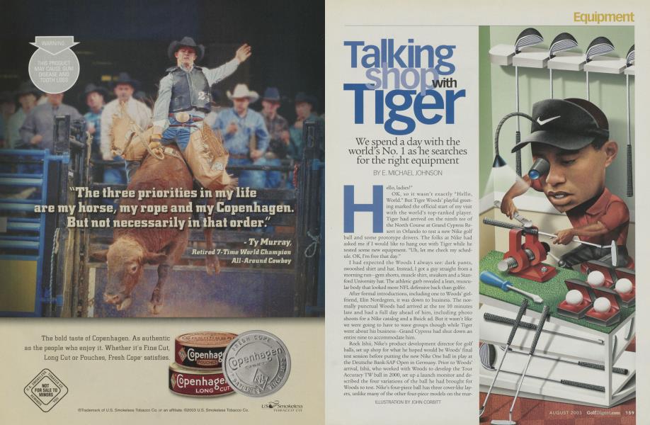 Talking shop with Tiger