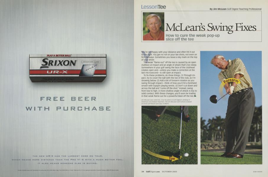 McLean's Swing Fixes