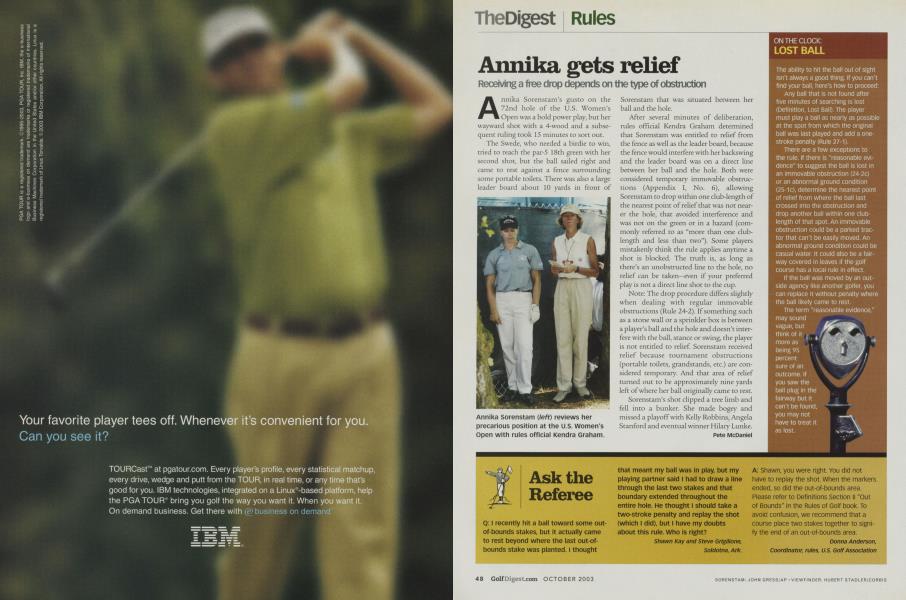 Annika gets relief