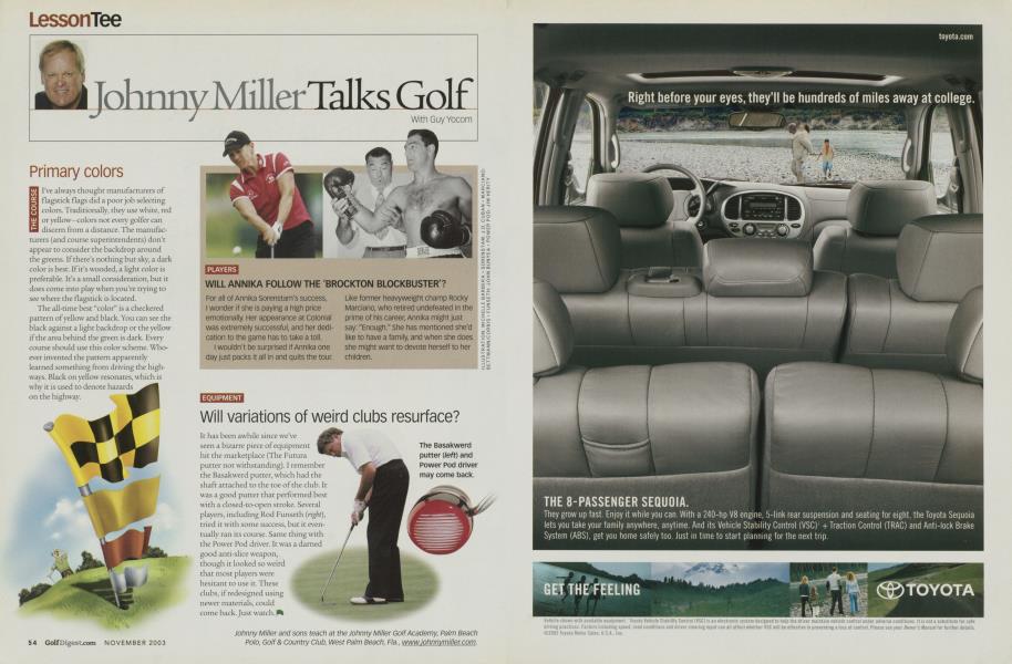 Johnny Miller Talks Golf