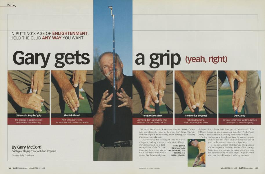 Gary gets a grip (yeah,right)