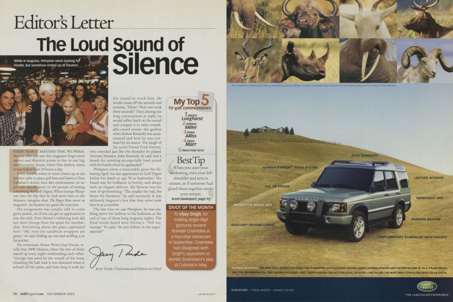 The Loud Sound of Silence